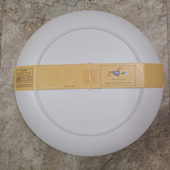 Harvest Green Studio Mushroom Plates 4PK Bamboo Fibre Melamine Dinner Plates - Picture 5 of 5